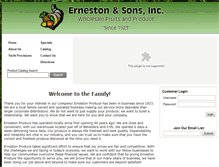 Tablet Screenshot of ernestonproducewpb.com